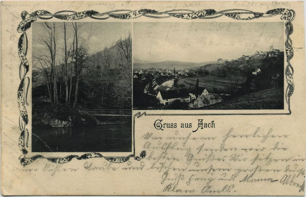 Aachtopf Postkarte 1905