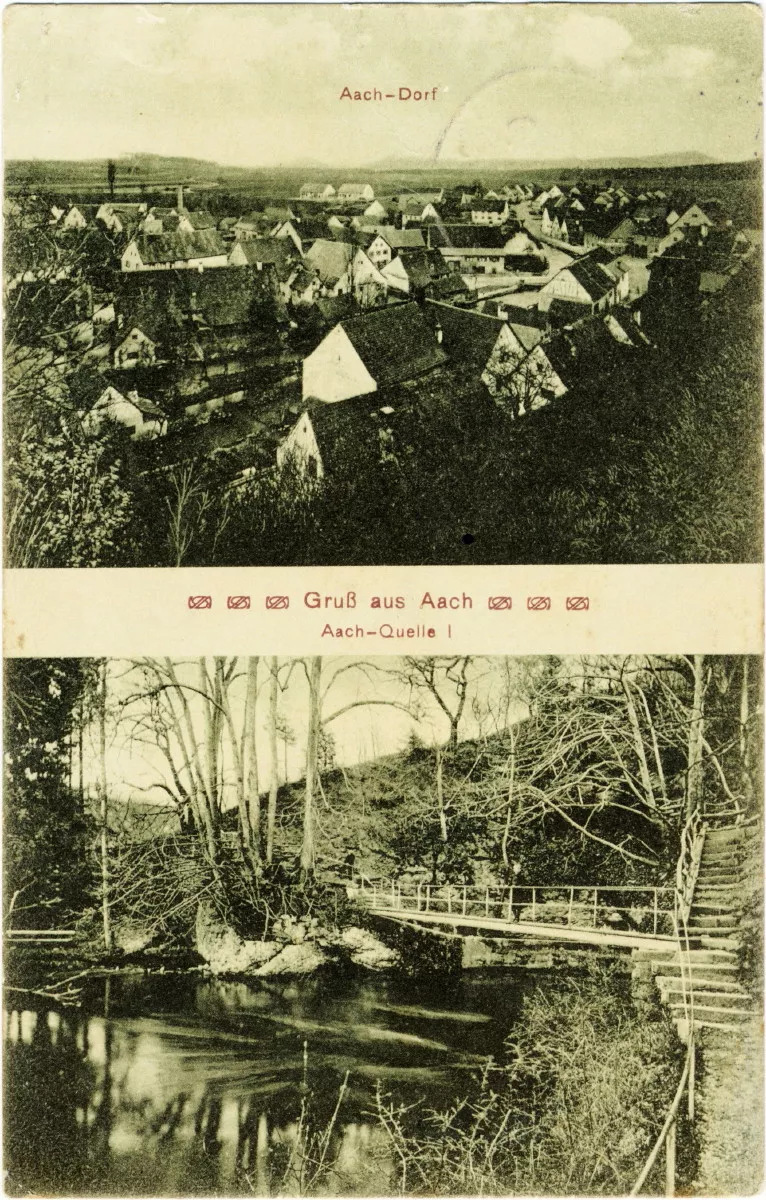Aachtopf Postkarte Okt 1910