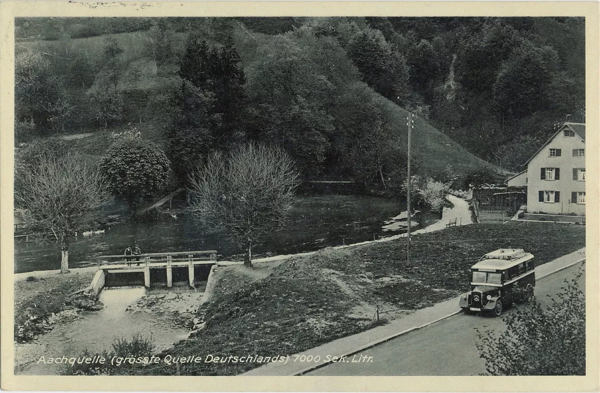 Aachtopf Postkarte 1938